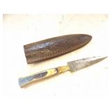 Custom Handmade Damascus Steel Hunting Knife New 8
