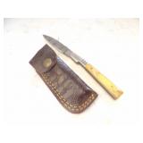 Custom Handmade Damascus Steel Lock Blade Knife Ne