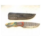 Custom Handmade Damascus Steel Hunting Knife New 8