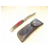 Custom Handmade Damascus Steel Lock Blade Knife Ne