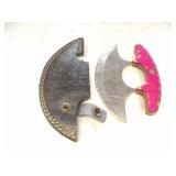 Custom Handmade Damascus Steel Hunting UlU Knife N