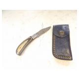 Custom Handmade Damascus Steel Lock Blade Knife Ne