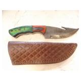 Custom Handmade Damascus Steel Hunting Knife New 8