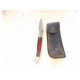 Custom Handmade Damascus Steel Lock Blade Knife Ne