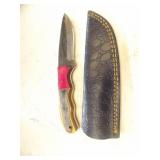 Custom Handmade Damascus Steel Hunting Knife New 8