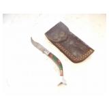 Custom Handmade Damascus Steel Lock Blade Knife Ne
