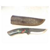 Custom Handmade Damascus Steel Hunting Knife New 8