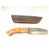 Custom Handmade Damascus Steel Hunting Knife New 8