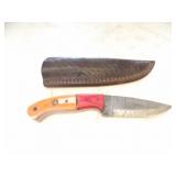 Custom Handmade Damascus Steel Hunting Knife New 8