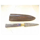Custom Handmade Damascus Steel Hunting Knife New 8