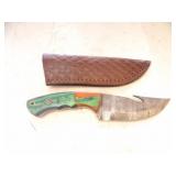 Custom Handmade Damascus Steel Hunting Knife New 8