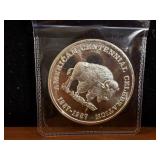 1 oz Silver 1987 Centennial Buffalo  .999