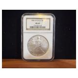 2006 MS69 American Silver Eagle 1 oz .999