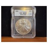 1999 MS69+ American Silver Eagle 1 oz .999