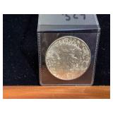 1923 Toned Peace Silver Dollar 90%