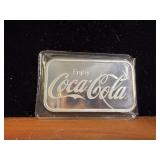 1 oz Silver Coca-Cola Collectors Bar .999