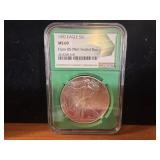 1992 MS69 American Silver Eagle 1 oz .999