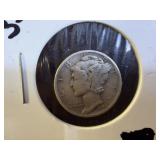 1943-W Nice Silver Mercury Dime 90%