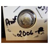 2006 Proof Silver Franklin Dime 90%