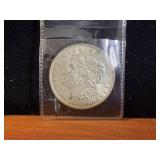1921 AU Morgan Silver Dollar 90%