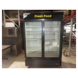 True Two  Door Refrigerator Works Great Gets Cold