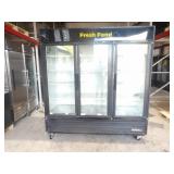 Nice True Three Door Refrigerator Works