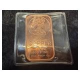 Walking Liberity 1 oz Copper Bar .999