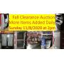 Fall Clearance Auction More Items Added Daily!