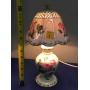 12" Porcelain Rose Lamp