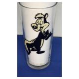 1973 Pepe La Pew Collectors Pepsi Glass 6.25"