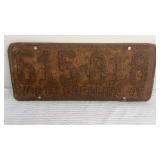 1945 License Plate