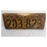 1932 License Plate