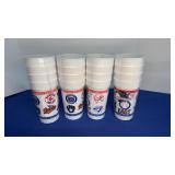Souvenir Plastic Baseball Cup lot 7" 4 sets of 4