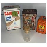 Vtg Bottle/Tin Lot