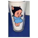 1973 Petunia Pig Collectors Pepsi Glass 6.25"