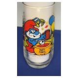 1983 Peyo Smurf Papa Smurf Glass