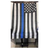 3x5 Law Enforcement Blue Line Flag
