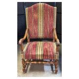 French Louis XIII Style Arm Chair note condition