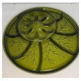 Indiana Glass Tree of Life Egg/Relish Plate 13"