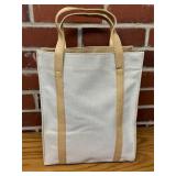 Lot of 10 Estee Lauder Tan Canvas Tote 10x3.5x12t