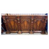 Large Credenza/Sideboard with key 98x21x43t