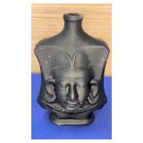 Lima Peru Glass Bottle Decanter 7"