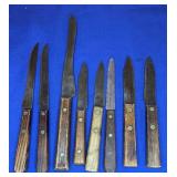 Vtg Wood Handled Knife Lot