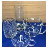 Misc Princess House Glass/Cup lot