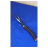 Vtg Stagg Handled Meat Carving Fork