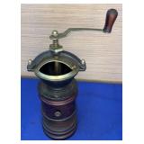 9" Wood/Metal Coffee/Spice Grinder