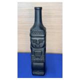 Ranuzzi Lima Peru Black Glass Decanter 12"