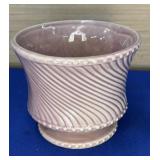 McCoy Dusty Rose Swirl Planter 4" tall