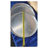 (3)  18" Aluminum Pizza pans no shipping