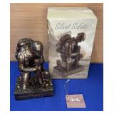 Silent Salute Resin Figurine 8.5"